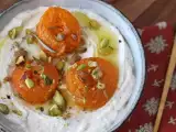Ricetta Crema di feta con albicocche arrostite e pistacchi