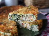 Ricetta Torta salata con salmone, spinaci e cottage cheese senza pasta sfoglia