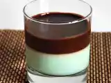 Ricetta Panna cotta allo yogurt profumata alla menta con salsa al cioccolato!!!