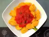 Ricetta Gnocchi di carote con pomodoro, capperi e salvia