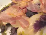 Ricetta Gratin di radicchio con porri e pancetta croccante