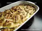 Ricetta Crespelle al gratin con crema di asparagi