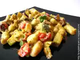 Ricetta Gnocchi di ricotta con pesto di erba cipollina e verdure