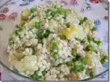 Ricetta Orzo in insalata tiepida con patate e piselli
