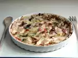 Ricetta Torta salata di crescenza, cipollotti e speck