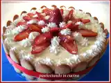 Ricetta Torta di fragole, mandorle e crema chantilly