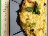 Ricetta Risotto allo zafferano con asparagi e pancetta