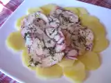 Ricetta Carpaccio di polpo in letto di patate