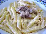 Ricetta Penne salsiccia e panna al profumo di noce moscata