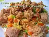 Ricetta Couscous di kamut con verdure al vapore in pinzimonio e tonno