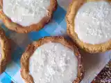 Ricetta Tartellettes cocco e banana con frolla all'olio e miele