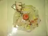 Ricetta Carpaccio di pesce spada con ghiaccio di pomodoro