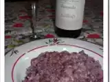Ricetta Risotto con pasta di salame e bonarda