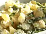 Ricetta Insalata di patate e fagiolini con crema di formaggio alle erbe fini