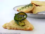 Ricetta Biscotti salati profumati al timo con zucchine grigliate