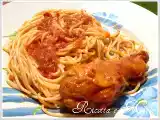 Ricetta Spaghetti con pollo in salsa