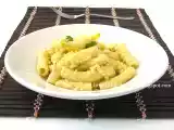 Ricetta Tortiglioni al pesto giallo...di fagiolini!