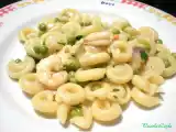 Ricetta Orecchiette napoletane con piselli e gamberoni