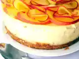 Ricetta Torta di pesche e crema cotta