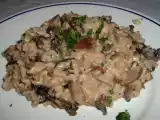 Ricetta Risotto ai funghi con menta e robiola