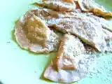 Ricetta Ravioli di castagne con ricotta di pecora e pere