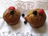 Ricetta Muffin ai mirtilli, fragole e cioccolato