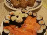 Ricetta Sushi ? round 2 ? polpettine di salmone affumicato & gunkan maki