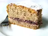 Ricetta Torta di grano saraceno con marmellata di mirtilli rossi