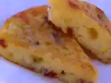 Ricetta Pranzo al mare: frittata di riso e salsiccia
