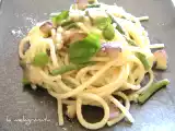 Ricetta La nonna margherita e gli spaghetti con fagiolini e melanzane.