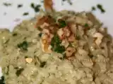 Ricetta Risotto con pesto di prezzemolo e noci