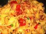 Ricetta Pappardelle con moscardini e pomodorini... e qualche news!