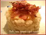 Ricetta Risotto provola, spumante e speck croccante