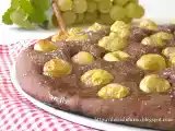 Ricetta Torta al cacao con uva bianca