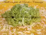 Ricetta Fusilli con pesto di rucola e crescenza secondo