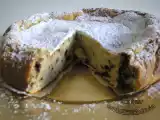 Ricetta Torta di ricotta con gocce di cioccolato e pinoli