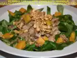 Ricetta Insalata con carne arrosto, mango e noci secondo