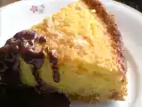Ricetta Torta alle arance con salsa al cioccolato fondente