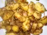 Ricetta Contro il freddo : un bel piatto di gnocchi con noci e carciofi !!