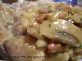 Ricetta Risotto ai funghi con salsiccia