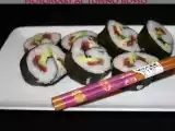 Ricetta Hosomaki al tonno rosso e uramaki con gamberi e semi di papaveri secondo ?dolcipensieri?