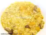 Ricetta Risotto funghi scalogno e zucca, profumato alla noce moscata