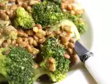 Ricetta Insalata di lenticchie e broccoli saltati