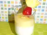 Ricetta Bicchierini panna cotta e ananas