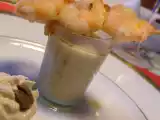 Ricetta Bicchierino di crema con gamberi