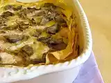 Ricetta Lasagne con carciofi, crema di formaggi e praga