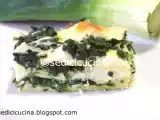 Ricetta Pasticcio di crespelle con porri e spinaci