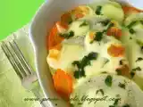 Ricetta Cavolo rapa e carota gratinati con prezzemolo e mozzarella