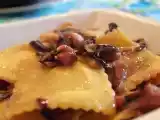 Ricetta Ravioli pancetta e radicchio rosso