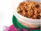 Ricetta Bulgur con melanzane grigliate, pomodoro e cannellini